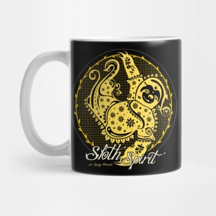 Sloth Spirit / yellow_black [mr.Lenny Friends] Mug